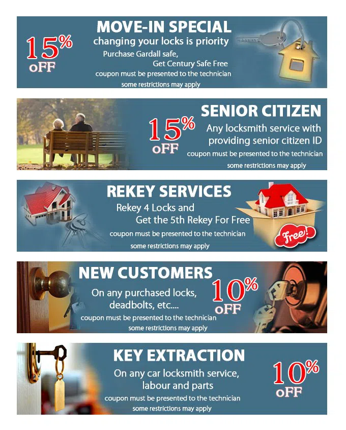Safe Key Shop Oak Creek, WI 414-389-8865 - coupon21-set-five
